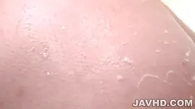 Ran Minami is in for a nasty shower hardcore fuck&nbsp;