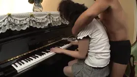 Naughty Hana has her ass and pussy fingered until she moans in pleasure