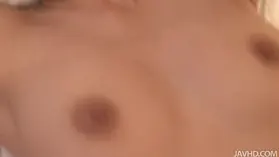 Mei has a blast riding a hard cock like a cowgirl on crack