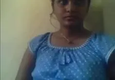 Inexperienced indian peels off on web cam