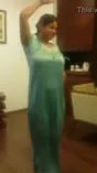 Indian Wifey Dancing in motel guest room