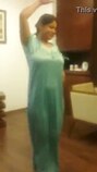 Indian Wifey Dancing in motel guest room