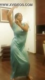 Indian Wifey Dancing in motel guest room