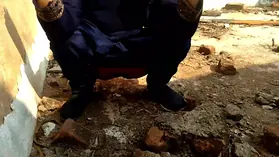Desi Indian Bhabhi Outdoor Public Peeing Movie Compilation