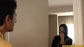 Muslim sis-in-law in hijab deepthroats jizm-pump, fucks and swallows jizz of stepbrother