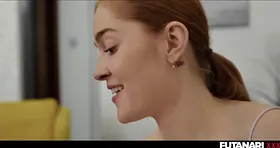 Real Life Futa with Jia Lissa - Sandy-Haired shemale ravage her step step-sista
