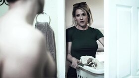 Step-Mother Ntnvita gives her sonny a helping mitt and romantic romp rubdown