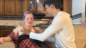 Ashleysoy & her super-hot COUGAR baby sitter JOVEN MADRASTRA share a rigid weenie in off the hook POINT OF VIEW reality lovemaking