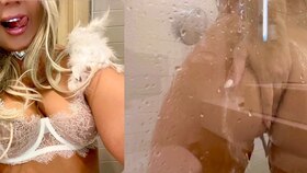 MissSabrinaXXX's stepbrother caught her tugging & spanked Rump until it was red!