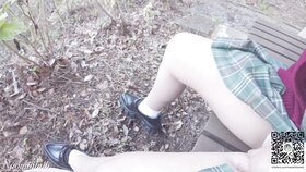 Naomiii hub gets a public dirt sesh while toying with herself in uniform