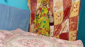 Lalitabhabhi's very first time Indian wedding: Xxx peeing, fellating, and ass fucking activity!