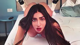 Ale Danger in anime costume play gets her phat bootie humped rigid