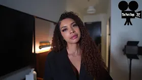 The Porno Vlogs caught on camera getting naughty in the camper with Braceface Baddie's big backside