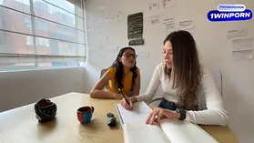 ScarlettandChanel's g/g neighbor is a steaming tutor who'll help you with your homework