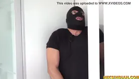 Desi COUGAR Niks Indian gives thief a helping palm with his large nipples and round ferocities