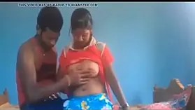 Steamy Desi couple pulverize their gigantic melons & butts in a homemade movie for your viewing sheer pleasure