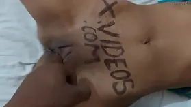 Rahul Gupta, the Indian pornography producer, gives an Indian-fashion fellatio and rubdown to a fortunate 18yo dark-hued stunner
