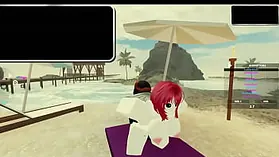 Roblox Turkish breezy with enormous funbags takes it from behind and gargles BIG BLACK COCK