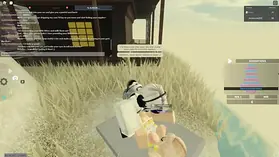 Towheaded sweetheart takes a deep ass fucking ravaging in Roblox Porno