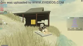 Small sweetheart gets her cock-squeezing booty romped in Roblox Porn