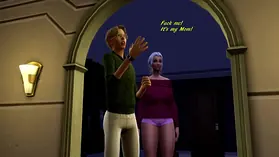 COUGAR with a thick bootie and hand-job abilities gets money-shot in her throat while getting her pearl gobbled in SimS 4: Clitor