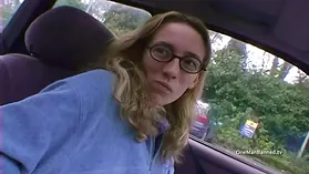 Tracy Williams gets her cock-squeezing butt banged rock-hard and takes a scorching flow on her glasses