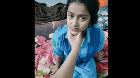 Naughty Desi schoolgirl loses v-card in Hindi audio while conversing filthy and getting rump pulverized in hindi