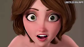 Cass's very first time in the bum with Ass fucking - Redmoa's animation dream comes to life!