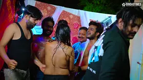 Indian Desi Bihari Doll gets naughty with StarSudipa in Bare Dance Show Live