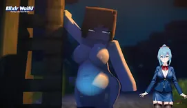 Observe Jenks & I get crazier with minecraft - see me get my giant fun bags and donk ruined in this insatiable manga porn!