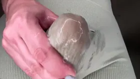 Yooya7's step-mother can't hold Cum & asks Stepson to sigh her meaty dick on tennis