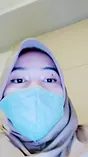 Arab hijab lady gets mischievous with herself in the guest room instead of humping