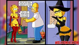 Prepare for a nasty night of Simpson Pornography with humungous knob and butt-shagging act!
