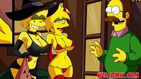Prepare for a nasty night of Simpson Pornography with humungous knob and butt-shagging act!