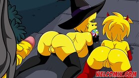 Prepare for a nasty night of Simpson Pornography with humungous knob and butt-shagging act!