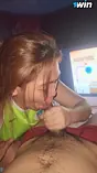 Step-mom can't resist step-daughter-in-law's oral skills while Step-daughter-in-law is in another room