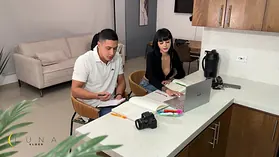 Luna Vitaler & MaxxBetancur get passionate with a Colombian school classmate - POV