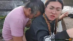 Pinay Viral Sementeryo gets naughty in public cemetery cemetery 2023