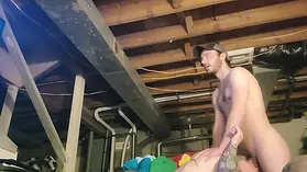 Craven's Midget girl gets a wild fruit spin up & arched over a stool