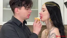 Hannahkim69 Igor Guy gets a taste of her own urine in See it once and then bang me - Filmy Dream version two