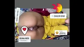 Akram Khan & Zoya Akram Khan's homemade Pakistani wife with a ass buttplug