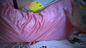 Indian Desi Hancock gets her labia screwed by giant XXL loadshot on the bed