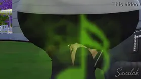 Obedient youthful fellow gets predominated by a wild oriental domina in this sims cartoon