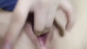 Beautiful honey gets her face squirted with jizm after a insatiable drill sesh