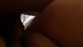 Sneaky sonny glides in and ravages his mommy while she's sleepy