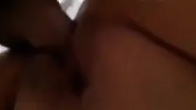 Sneaky sonny glides in and ravages his mommy while she's sleepy