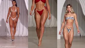 This girl is a professional at splashing with her Abs