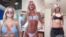 This girl is a professional at splashing with her Abs