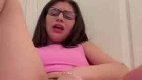 Jen, the mischievous honey, gets her faux manmeat fixated on