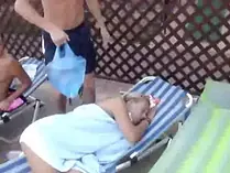 Witness this ultra-kinky stunner in a bikini get nude and pranked by a prankster